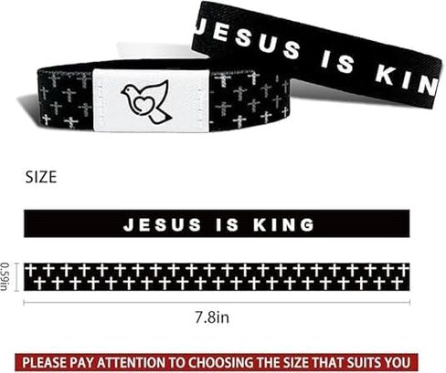 Daily Bible Verse Bracelet - Christian Faith bible bracelets with NFC Technology | Unique Devotional Gift for Believers | Share Love, Hope, and Faith,Spiritual Conversations Anytime Anywhere. in Saudi Arabia