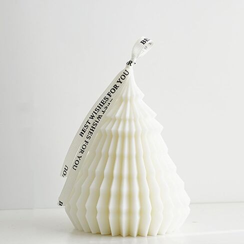 Christmas Tree Candles Gifts, Soy Wax Aromatherapy Candle, Room Decor Scented Candles, Christmas Decorations-English pear Freesia in Kuwait