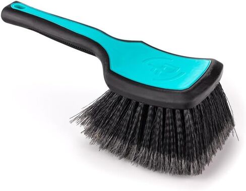 Detail Factory - ProGrip Wheel Face Brush - Ergonomic ProGrip Handle - Soft Flagged-Tip Bristles - Red & Black in Saudi Arabia