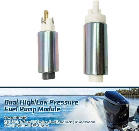 888725T02 888733T02 مضخة وقود مزدوجة عالية/منخفضة الضغط تناسب ميركوري مارين خارجي 75hp-300hp Optimax DFI Pro-XS، Racing XS 1.5L 3.0L وحدة مضخة الوقود in Kuwait