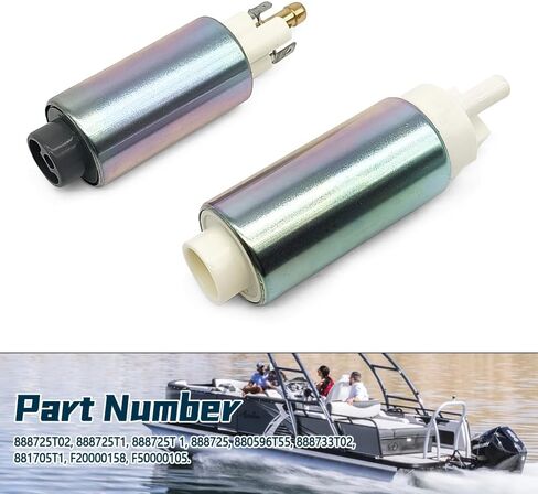 888725T02 888733T02 مضخة وقود مزدوجة عالية/منخفضة الضغط تناسب ميركوري مارين خارجي 75hp-300hp Optimax DFI Pro-XS، Racing XS 1.5L 3.0L وحدة مضخة الوقود in Kuwait