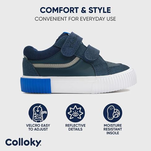 Toddler Sneakers for Girls - Lightweight Velcro Shoes with Soft Soles, Arch Support & Breathable Design - Washable & Stylish in Saudi Arabia
