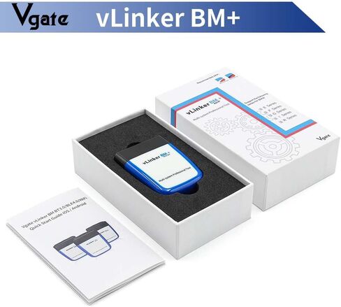 Vgate vLinker BM+(BT3.0/BLE4.0) OBD2 Scanner Bluetooth Fixd Diagnostic Scan Tool Code Reader for Bimmercode, Support for Android & iOS & Windows in Saudi Arabia