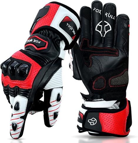 Motorcycle Full Finger Gloves with Knuckle Protector for Men Women Riding Motorbike Cruiser Touring Bicycle in Kuwait
