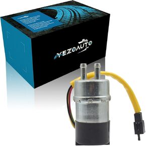 Fuel Pump 4 Wires 12V for Suzuki Marauder VZ800 Kawasaki Vulcan 1500 Voyager XII 1500 L ZG1200B VN1500 49040-1063 15100-21E01(5/16" In/Outlet)