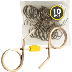 Checkpoint Checklock Stainless Steel Wheel Nut Retainer - 33 mm (Bag of 10 pcs) - 285 PCD 10 Stud - Lug Nut Retainer for Fleets, Industrial Trucks, Agricultural Vehicles