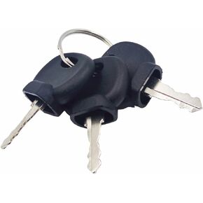 3PCS 14707 14607 14603 5755124 8035807 Heavy Equipment Ignition Keys Compatible with Bobcat Forklifts JCB Bomag Hamm Roller Compactors Dynapac Terex Vibromax Volvo Ford Moxy 5050650256