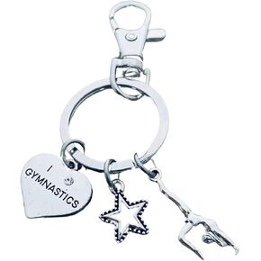 Infinity Collection Gymnastics Gift- Gymnastics Backpack Keychain, Love Gymnastics Jewelry - Gift For Gymnast, Gymnastics Accessories for Girls