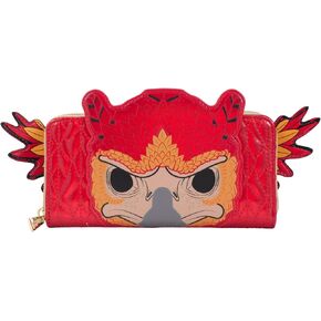Loungefly Pop! Harry Potter Fawkes Phoenix Cosplay Zip-Around Wallet