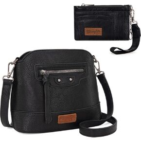 Wrangler Small Crossbody Bags and Credit Card Holder Set for Women