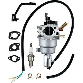 YAMAKATO 76533 Dual Carburetor Huayi OEM Compatible with Champion 4750 4375 4000 Watt Generator 76533 100307 100397 100401 100456 100479 100524 100628 100629 Carb Assembly