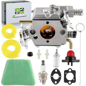 545081885 530069703 Carburetor Fits for C1U-W8 C1U-W14 WT-89 WT-600 WT-624 WT-625 WT-891 for Poulan 1950 2050 2150 2250 2375 2550 with Spark Plug