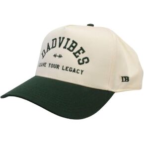 DadVibes Leave Your Legacy Embroidered Snapback hat for Dads