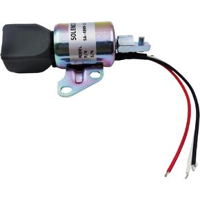 12V Fuel Shut Off Stop Solenoid SA-4899-12 16851-57723 1756ES-12SUL5B1S5 Fits Kubota D722 D902 Z482 Engine