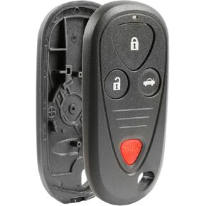 Key Fob Keyless Entry Remote Shell Case & Pad fits Acura 2001-2003 CL / 2002-2004 RL / 2002-2006 TL / 2004-2008 TSX