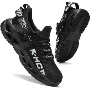 Steel Toe Shoes for Men Women Non Slip Work Shoes Lightweight Waterproof Slip on Sneakers Women Kitchen Chef Slip Resistant Food Service Shoes Composite Toe Indestructible Safety Shoes