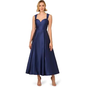 Adrianna Papell Women's Sweetheart Mikado Ankle Dress