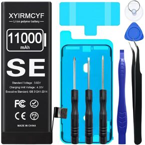 9500mAh Super Capacity Battery Compatible with iPhone 12/12 Pro, 0 Cycle Li-Polymer Replacement Battery for iPhone 12/12 Pro, with Professional Repair Tool Kit