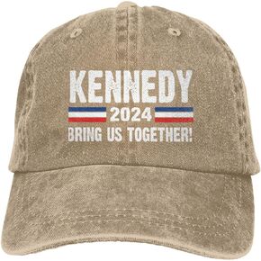Kennedy 2024 Bring Us Together Baseball Hat Vintage I'm A Kennedy Democrat RFKs Jr for President 2024 Baseball Hats Vote Gifts Natural