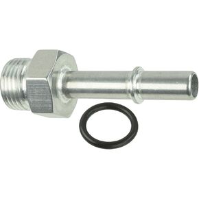 ICT Billet 3/8" Quick Connect Male Fuel Hose to 8AN ORB Adapter Fitting GM LS LS1 LS3 Bare Machined Aluminum Designed & Manufactured in the USA AN817-02-80R
