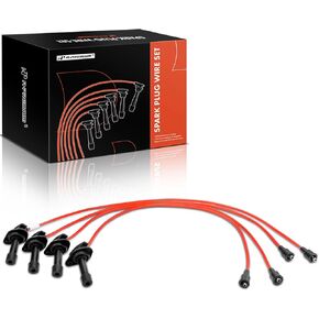 A-Premium Ignition Spark Plug Wires Set of 4 Compatible with Subaru Legacy 1996 2.5L, Replace# 22542AA150