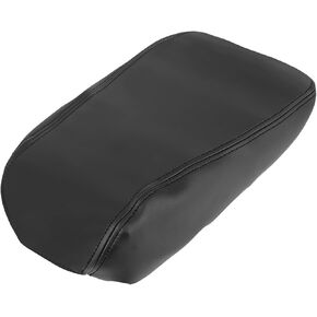 X AUTOHAUX Car Center Console Lid Armrest Seat Box Cover Protector Replacement Microfiber Leather for Toyota Avalon 2013-2018 Black Armrest Lid Not Included 14.5"x5.5"
