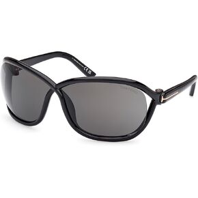 Tom Ford Sunglasses FT 1069 Fernanda 01A Shiny Black, t Logo/Smoke Lenses F