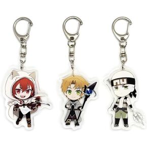 EBTY DREAMS Inc. - Set of 3 Mushoku Tensei Jobless Reincarnation Acrylic Keychain Eris Boreas Greyrat, Rudeus, Ruijerd Superdia v1