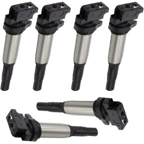 Pack of 6 Ignition Coil Pack Compatible with BWM 328i 325i x5 528i x3 335i 525i 530i 535i 545i 745li 750li x6 UF592