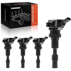 A-Premium Engine Ignition Coil Pack Compatible with Hyundai Elantra 2017 2018 2019 2020 1.4L, 4-PC Set