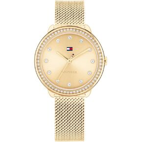Tommy Hilfiger Womens Dressy Watch - 3H Quartz - Stainless Steel Wristwatch - Water Resistant up to 3 ATM/30 Meters - Premium Fashion Timepiece for All Occasions - 33 mm