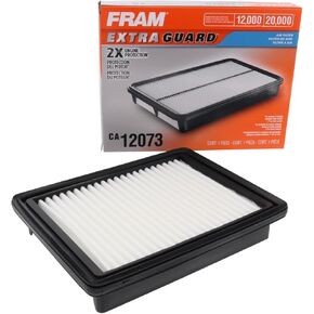FRAM Extra Guard Rigid Panel Engine Air Filter Replacement, Easy Install w/Advanced Engine Protection and Optimal Performance, CA12073, for Select Chevrolet Vehicles