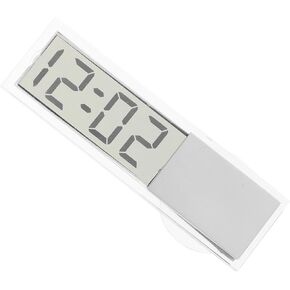 TENDYCOCO 2pcs Clocks Digital Clock for Car Home Car Alarm Clock Mini Electronic Digital Clock Blush Lcd
