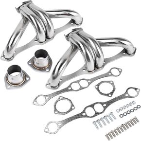 Stainless Hugger Headers Replacement for Chevy Small Block SB V8 262 265 283 305 327 350
