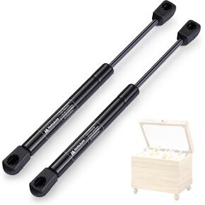 10 Inch 25 lb/112 N Gas Struts for Tool Box, 10''Gas Shocks for RV Bed, Lift Support for Truck Pickup RV Cabinet Door Tool Box Lid Truck Topper Rear Window Set of 2