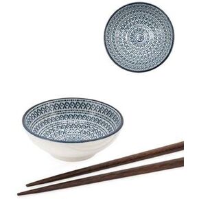 طبق صلصة توري وتاغوس كيري بورسلين 3 بوصة - غرزة زرقاء in Kuwait