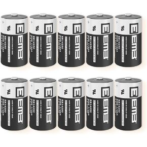 EEMB 20Pack ER14250 1/2AA 3.6V Lithium Battery Li-SOCL₂ Non-Rechargeable Battery XL-050F SB-AA02 LS14250 TL-5902 TL-2150 for Dog Collar Meter Sensor Movement Monitor Home Security System Alarm System