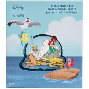 Loungefly Disney Little Mermaid Triton's Gift 3-Inch Collector Enamel Pin