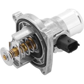 Dokili Coolant Thermostat Housing Assembly 96984104 55564891 for 2009-2011 Chevro.let Aveo 2011-2016 Cruze 2013-2018 Sonic 2009-2010 Pontiac G3