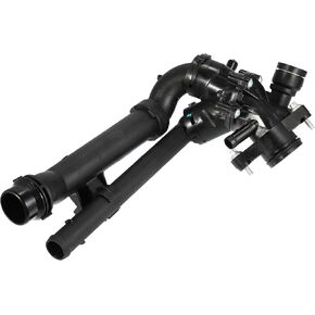 X AUTOHAUX Engine Coolant Thermostat Housing Assembly for Mercedes-Benz Metris 2016-2019 for Infiniti Q50 2016-2019 for Infiniti Q60 2017-2018 2742000615 2742003300 A2742000615