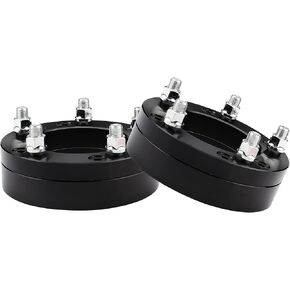 YIZBAP 2PCS 6x5.5 to 5x5.5 Wheel adapters, 2 inch 6x139.7mm to 5x139.7mm Wheel adapters 108mm Hub bore with 14x1.5 Thread Pitch