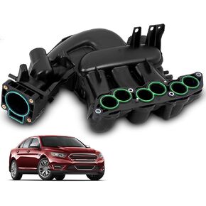 TOPAZ Upper Intake Manifold w/Gaskets Compatible with Ford Taurus 2004 2005 2006 2007 Mercury Sable 2004-2005 V6 3.0L Replace# 615-468 4F1Z9424CA