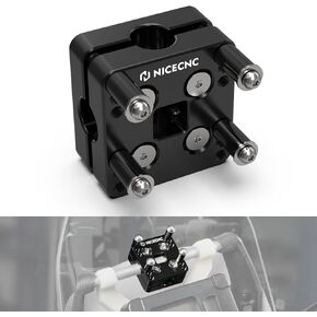 NICECNC 12MM GPS Holder Bar Clamp Compatible with Yamaha Tenere 700,Super Tenere XTZ1200 14-22,R1200 1250 GS and GSA 14-22,Aprilia Tuareg 660-2022