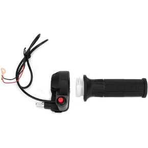 Throttle Grips with Stop Switch, Throttle Smoothing, High Sensitivity, Direct Replacement for, Mini Moto Dirt Bike