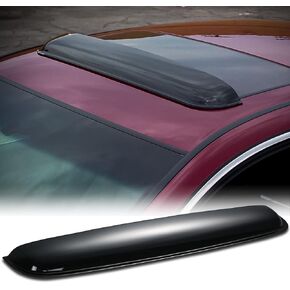 M-AUTO Universal Tape On Sun/Moon Roof Window Deflector and Sun Visor, Fits 35 Inch Wide Window