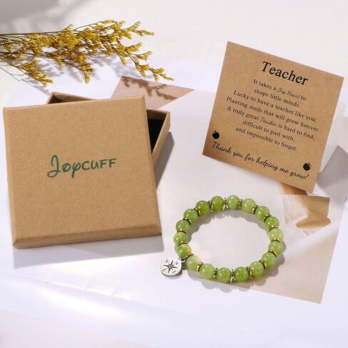 JoycuFF Graduation Gifts for Daughter Sisters Girlfriend Granddaughter Niece Class of 2023 Seniors High School College Women Girls Beaded Bracelets Natural Stone Compass in Saudi Arabia