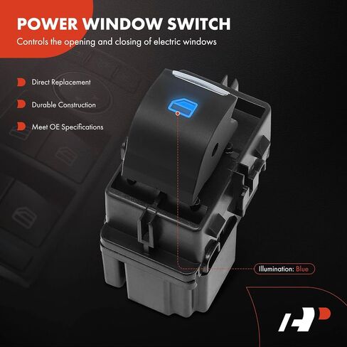 A-Premium 8 Pins Power Window Switch Compatible with Ford F-150 F150 2015-2020, Edge 2015-2019, Expedition 2018-2023 & Lincoln Navigator 2018-2021, Replace# FL3Z14529AC in Saudi Arabia