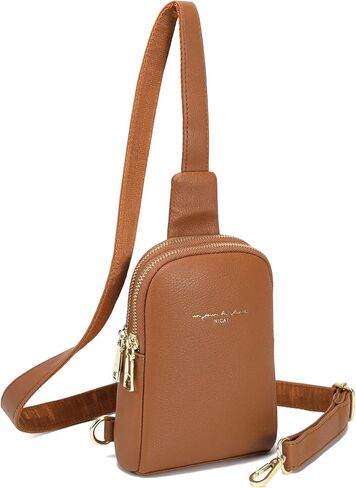 INICAT Small Crossbody Sling Bags for Women Vegan Leather Cell Phone Purse Fanny Packs for Women Men in Saudi Arabia