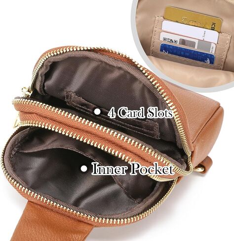 INICAT Small Crossbody Sling Bags for Women Vegan Leather Cell Phone Purse Fanny Packs for Women Men in Saudi Arabia