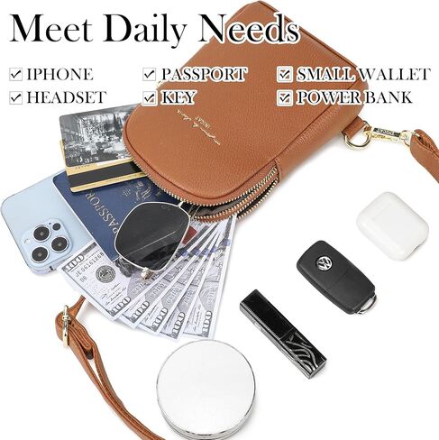 INICAT Small Crossbody Sling Bags for Women Vegan Leather Cell Phone Purse Fanny Packs for Women Men in Saudi Arabia